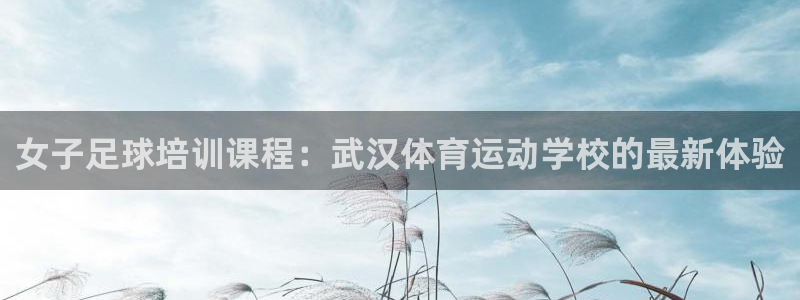 qy球友会体育网站：女子足球培训课程：武汉体育运动学校的最新体验